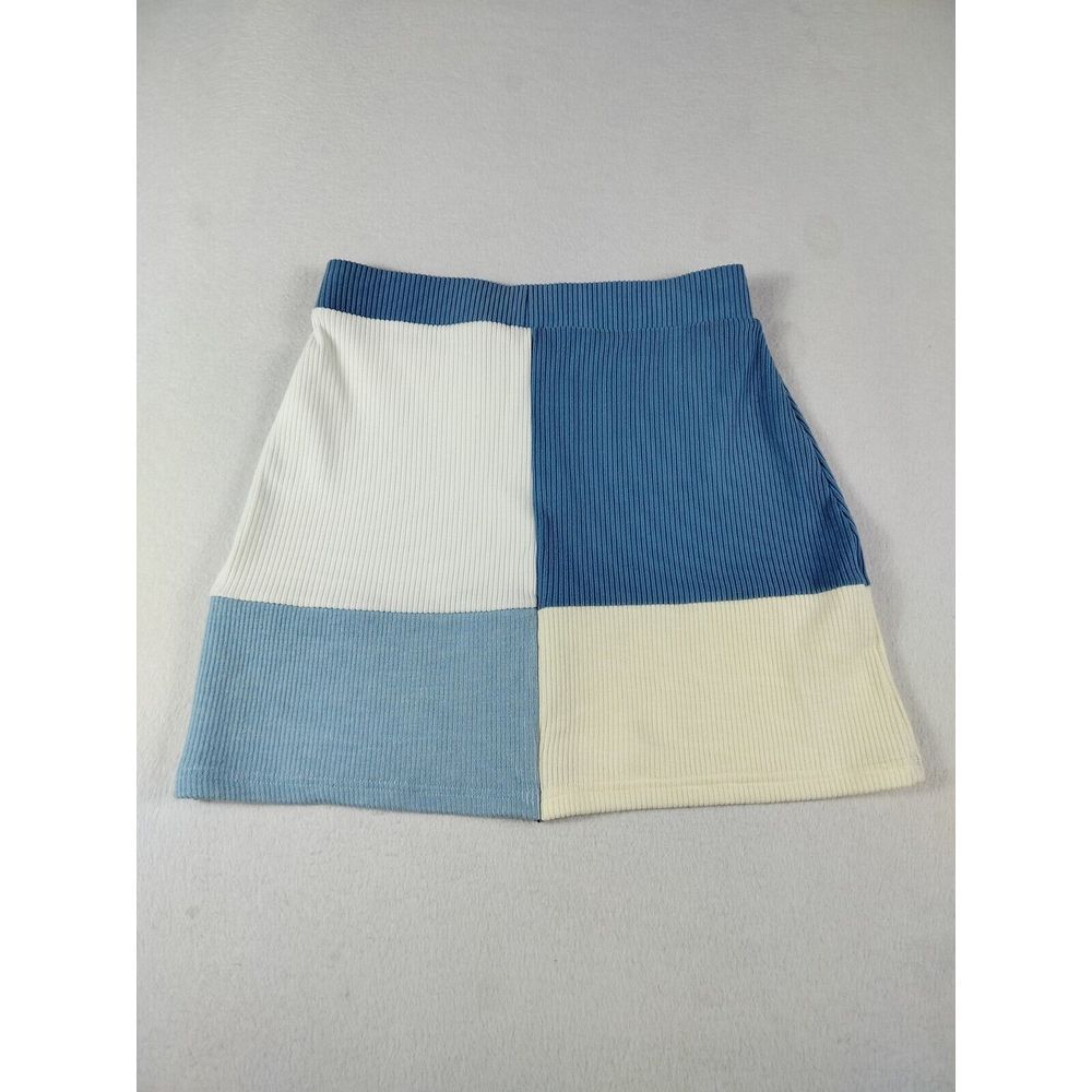 L.A. Hearts Mini Skirt Women's Medium Color block Coquette Feminine Preppy